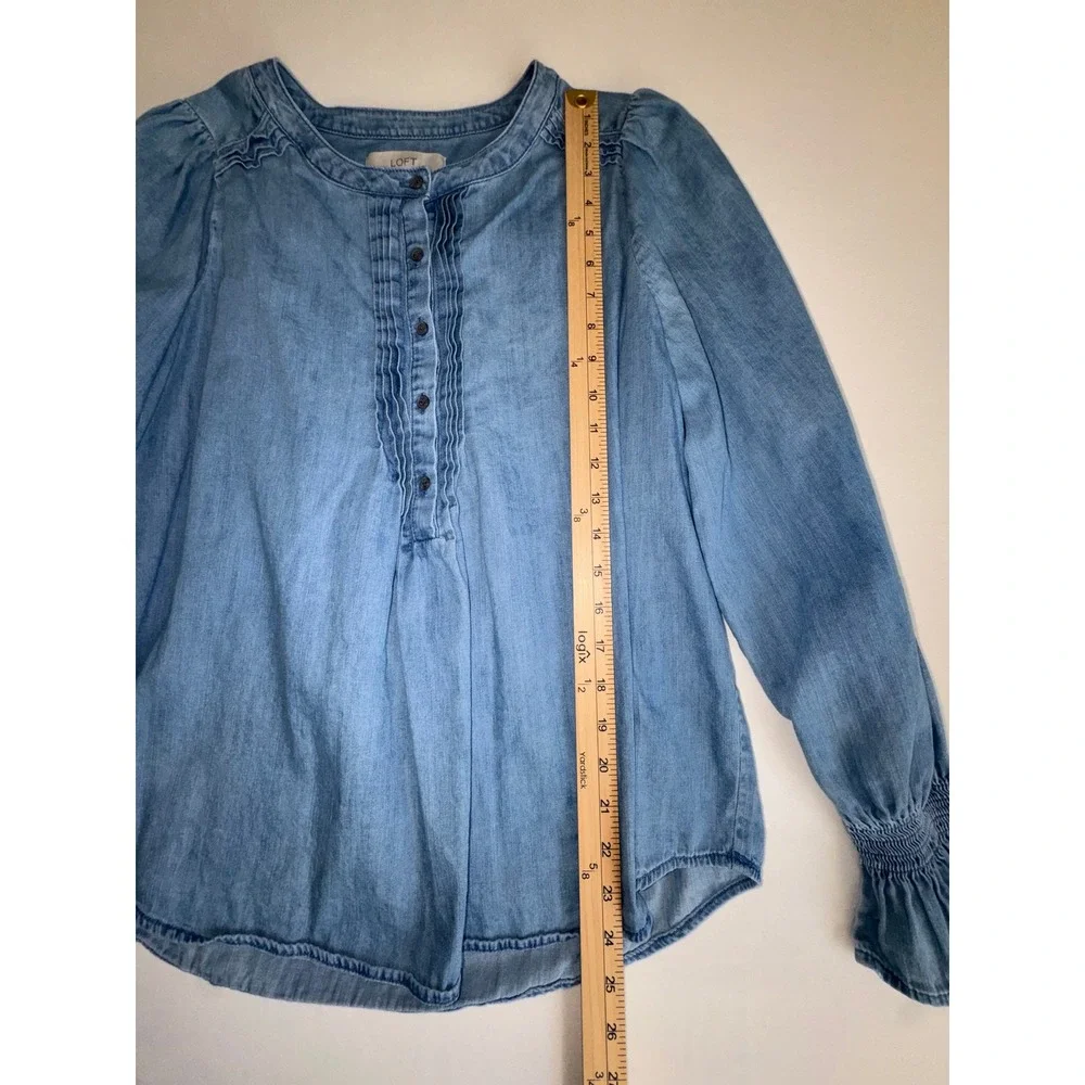 LOFT chambray denim